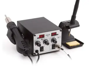 Цифровая термовоздушная паяльная станция Accta 401