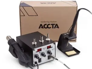 Цифрова термоповітряна паяльна станція Accta 401