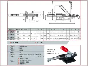 Штовхаючий столярний притиск WorkMan GH-304-CM 227кг