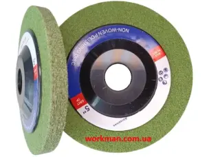 Круг Скотч Брайт піна для болгарки WorkMan Fine-125 P180