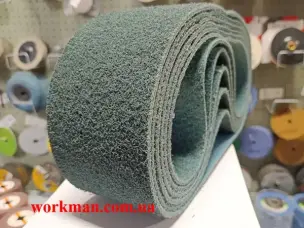 Шліфувальна стрічка з нетканого матеріалу (Скотч Брайт) WorkMan 100х914мм Fine