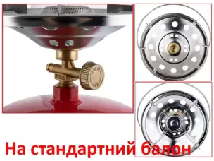 Газова конфорка W21,8 на стандартний туристичний балон