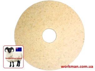 Войлочний круг для точила WorkMan Felt 150х20х32 мм