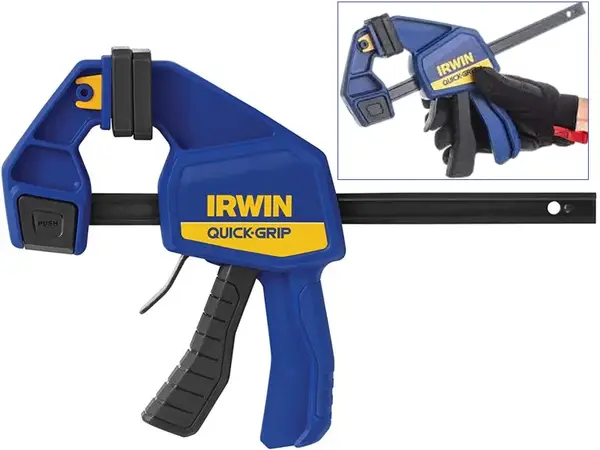 Струбцина Irwin Quick-Grip 150мм, 136кг (середньої потужності)