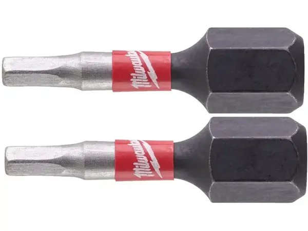 Бита ударная шестигранная Milwaukee Shockwave 25мм Hex2,5 (2шт)