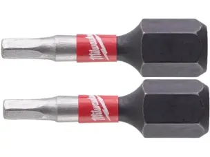 Бита ударная шестигранная Milwaukee Shockwave 25мм Hex2,5 (2шт)