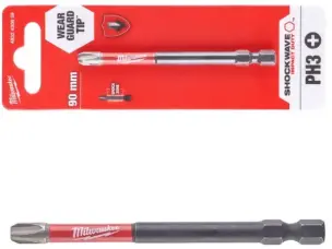 Силовая ударная бита Milwaukee Shockwave PH3 90 мм