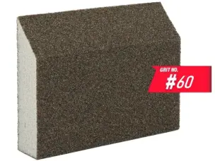 Шліфувальна губка трапеція WorkMan Block P60 (груба обдирка)