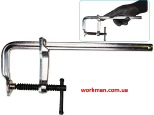 Струбцина F-подібна кована WorkMan Screw 60х200 мм