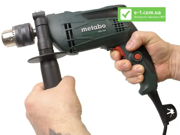 Ударная дрель Metabo SBE 650 (650 Вт) с зубчатовенцовым патроном