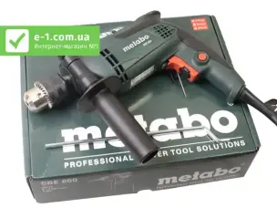 Ударная дрель Metabo SBE 650 (650 Вт) с зубчатовенцовым патроном