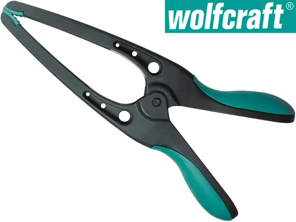 Струбцина пластиковая с пружинным зажимом Wolfcraft 70мм