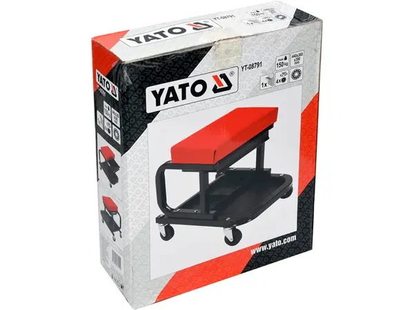 Табурет на колесах для СТО Yato YT-08791