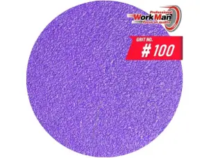 Круг на липучці WorkMan Ceramic 125мм P100 для шліфування під шпаклівку