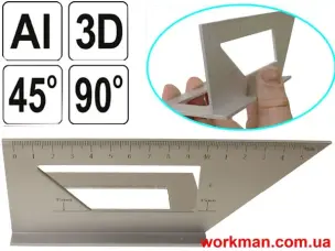 Японский столярный угольник 3D