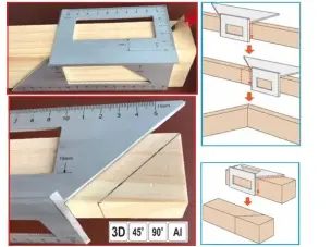 Японський столярний кутник 3D