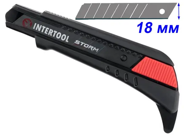 Ніж сегментний висувний Intertool