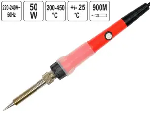 Паяльник 50W з регулюванням температури 200-450°C (900M)