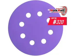 Круг на липучке P320 WorkMan Ceramic 125мм (доводка под лак)