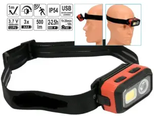 Ліхтар налобний світлодіодний COB P8 LED
