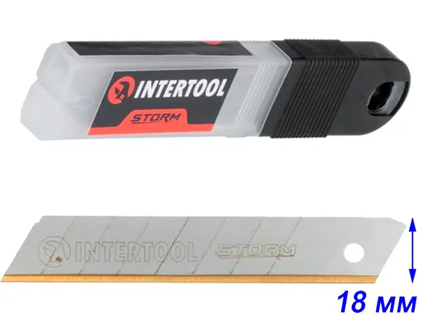 Сегментні відламивающиеся лезвия 18мм Intertool