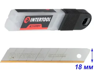 Сегментні відламивающиеся лезвия 18мм Intertool