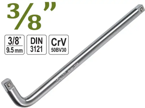 Вороток Г-подібний CrV 3/8″ 200мм