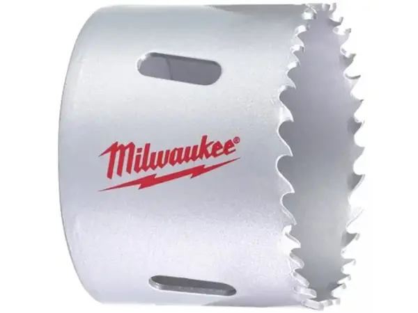 Биметаллическая коронка Milwaukee 57 мм (сталь, дерево, пластик)