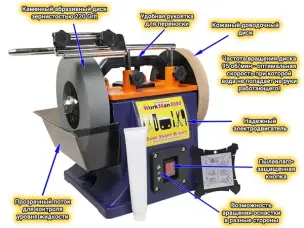 Станок для заточки ножей WorkMan 8080 200 мм