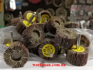 Пелюстковий круг для дриля WorkMan 40х25 мм P60