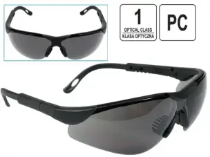 Очки открытые затемненные Anti-glare (Optical Class 1)