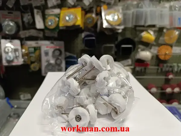 Муслиновый круг для гравера мягкий WorkMan W-25