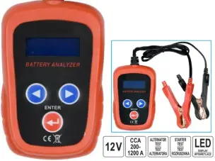 Тестер аккумуляторов 12V