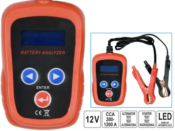 Тестер аккумуляторов 12V
