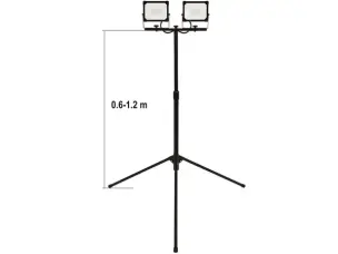 Прожектор светодиодный 2x30 ватт на подставке