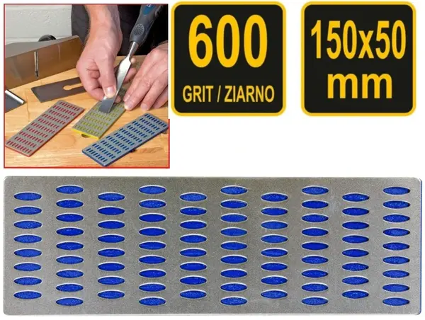 Брусок алмазный для заточки ножей 150 мм 600 Grit