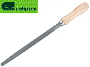 Напильник по металу тригранний 150мм Сібртех