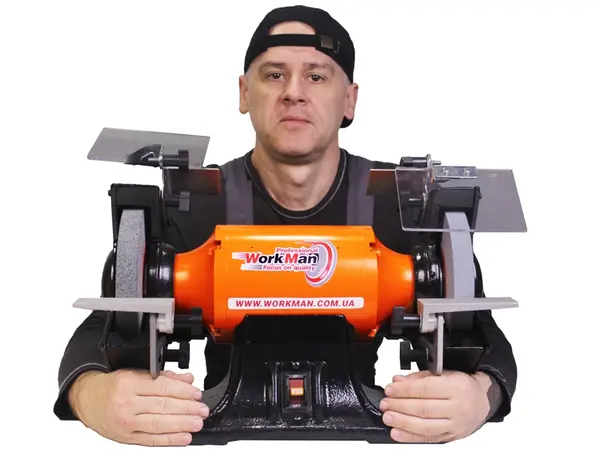Точильный станок WorkMan CH200 200 мм промышленный