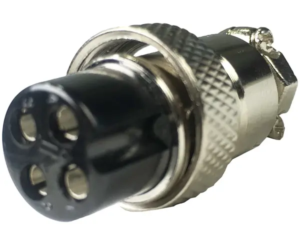 Разъем управления TIG 4 pin гнездо на кабель M16x1