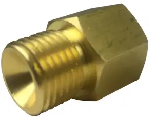 Перехідник M16x1.5 (тато) – 5/8" (мама) латунний