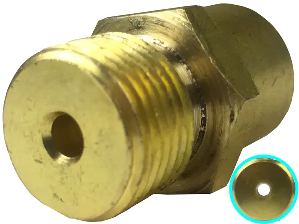 Переходник латунный 3/8" (папа) — M12x1.0 (мама)