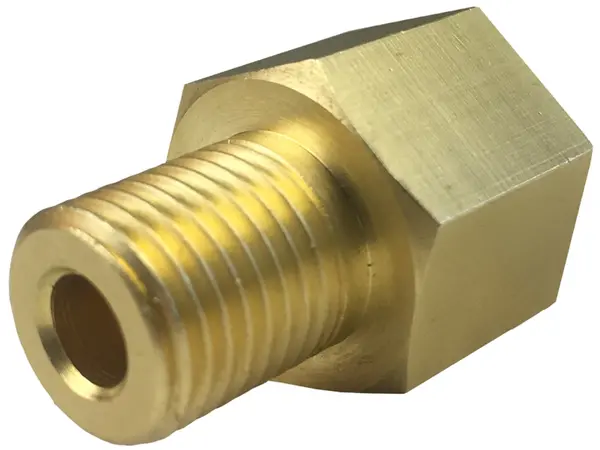 Перехідник 3/8" (F) — M12x1.0 (M) латунний