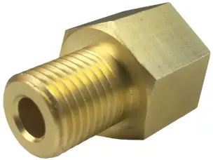 Перехідник 3/8" (F) — M12x1.0 (M) латунний
