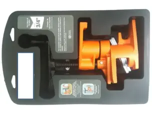 Струбцина трубная 3/4'' усиленная (ковкий чугун) для силовых работ