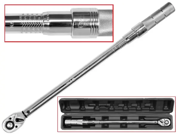 Ключ динамометрический щелчковый 1/2'' 65-335 Нм