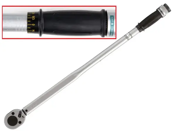 Ключ динамометричний клацальний 3/4″ CrV 140-980 Нм
