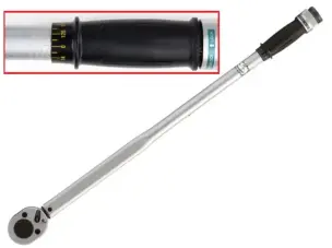 Ключ динамометричний клацальний 3/4″ CrV 140-980 Нм
