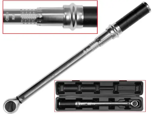 Ключ динамометрический щелчковый 3/8″ CrMo 20-100 Нм