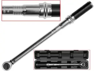 Ключ динамометрический щелчковый 3/8″ CrMo 20-100 Нм