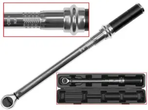 Ключ динамометрический щелчковый 1/2″ CrMo 20-100 Нм